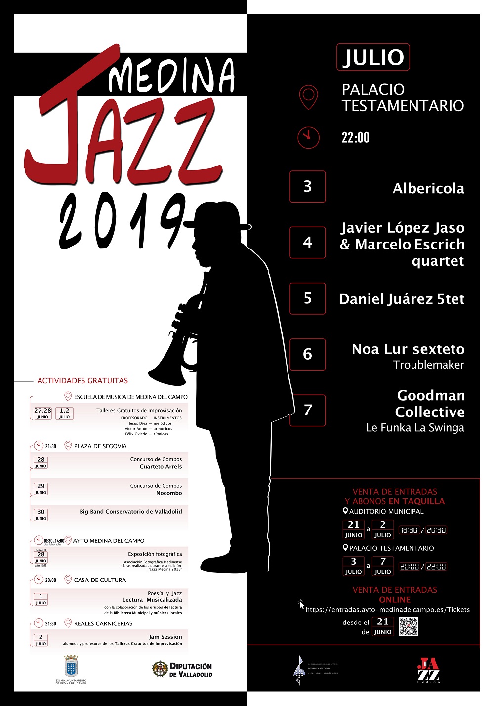 Cartel Jazz Medina 2019 - REGRESAMOS